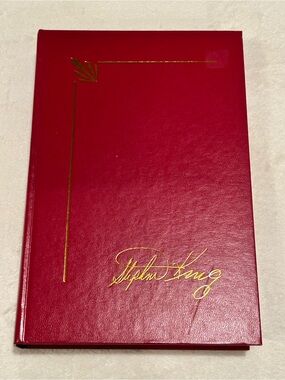 Stephen King Library Salem’s Lot Red Leather Hardcover Edition